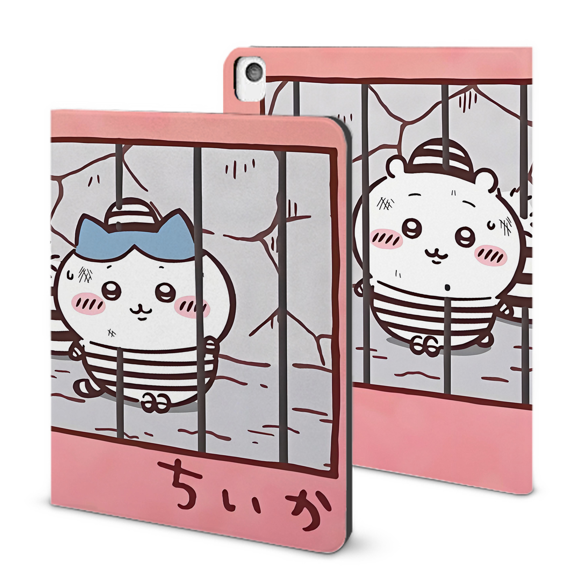 （画像用） ちいかわ Chii-kawa IPadケース ペンホルダー付き ブックスタイルデザイン
